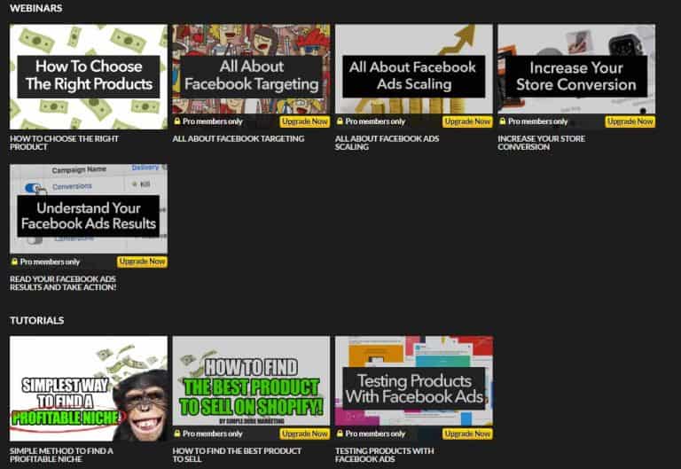 Webinars and Training